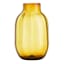 Honeybloom Amber Glass Vase, 10"