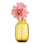 Honeybloom Amber Glass Vase, 10"