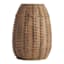 Honeybloom Brown Woven Vase, 8"