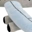 Tiny Dreamers  Airplane Plush Throw Pillow
