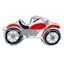 Tiny Dreamers Motorcycle Plush Pillow, 15x10