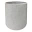 Light French Grey Tapered Small Table Drum Shade, 10x11x10