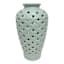 Providence Green Cutout Ceramic Vase, 12"