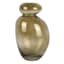 Crosby St. Black Glass Bubble Vase, 9"
