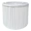 Providence Blue Striped Pleated Medium Table Lamp Shade, 12x14x10