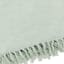 Providence Green Woven Slub Throw Blanket, 50x60
