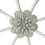 Providence White Flower Wall Decor, 26.5"