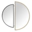 Crosby St. Metal Round Wall Mirror, 23x24