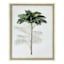Providence Glass Framed Tropical Leaves Print Wall Art, 18x22