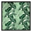 Found & Fable Glass Framed Banana Leaf Print Wall Art, 25"