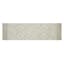 (A512) Providence Esmond Silver & Grey Floral Design Runner, 2x7