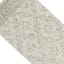 (A512) Providence Esmond Silver & Grey Floral Design Runner, 2x7