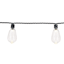 30-Count LED Edison String Lights with Black Wire