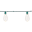 30-Count LED Edison String Lights with Green Wire