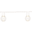 100-Count LED G30 Globe String Lights with White Wire