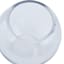 Clear Glass Round Vase, 6"