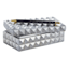 Silver Foil Spiked Decor Box, 7x3