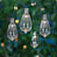 15-Count LED Solar Edison String Light Set