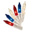 50-Count Red, White & Blue Mini String Lights