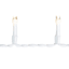 LED White Micro Curtain Lights, 8-Functions