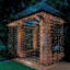 LED White Micro Curtain Lights, 8-Functions