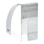 1-Piece Clear Glass Bookend, 5"