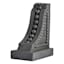 Grey Beaded Wood Bookend, 6"