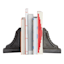 Grey Beaded Wood Bookend, 6"