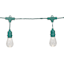 15-Count LED Edison String Lights with Green Commercial Wire