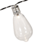 15-Count Solar LED Edison String Lights with Black Wire
