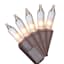 100-Count Clear Mini Lights with Brown Wire