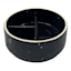 Black Ceramic Trinket Tray, 4.5x3.8