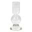 Crosby St. Crystal Glass Candle Holder, 5.3"