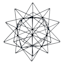 Black Metal Geo Decor, 10"