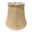 Tan Burlap Bell Extra Small Table Lamp Shade, 5x8x7