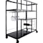 Crosby St. Brooklyn Metal Bar Cart, Black