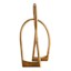 Abstract Gold Metal Decor, 16"