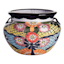 Hand Painted Talavera Multicolored Ceramic Outdoor Planter, Large