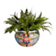 Hand Painted Talavera Multicolored Ceramic Outdoor Planter, Large