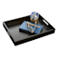 Black Wooden Decorative Tray, 16x12