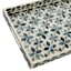 Tracey Boyd Blue Mosaic Patterned Decorative Tray, 14x10