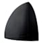 1-Piece Black Metal Bookend, 6"