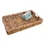 Natural Wicker Woven Decorative Tray, Large