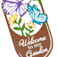 Welcome to my Garden Metal Yard Stake, 14"