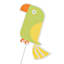 Sunny Club Green Metal Parrot Yard Pick, 14"