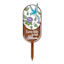 Live Life In Full Bloom Metal Hummingbird Yard Stake, 14"