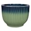 Found & Fable Alex Glazed Blue & Green Outdoor Planter, Large