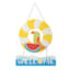 Sunny Club Swim Welcome Ring Outdoor Wall Decor, 14x16