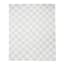 Honeybloom Grey Checkered Cozy Knit Throw Blanket, 50x60