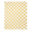 Honeybloom Yellow Checkered Cozy Knit Throw Blanket, 50x60
